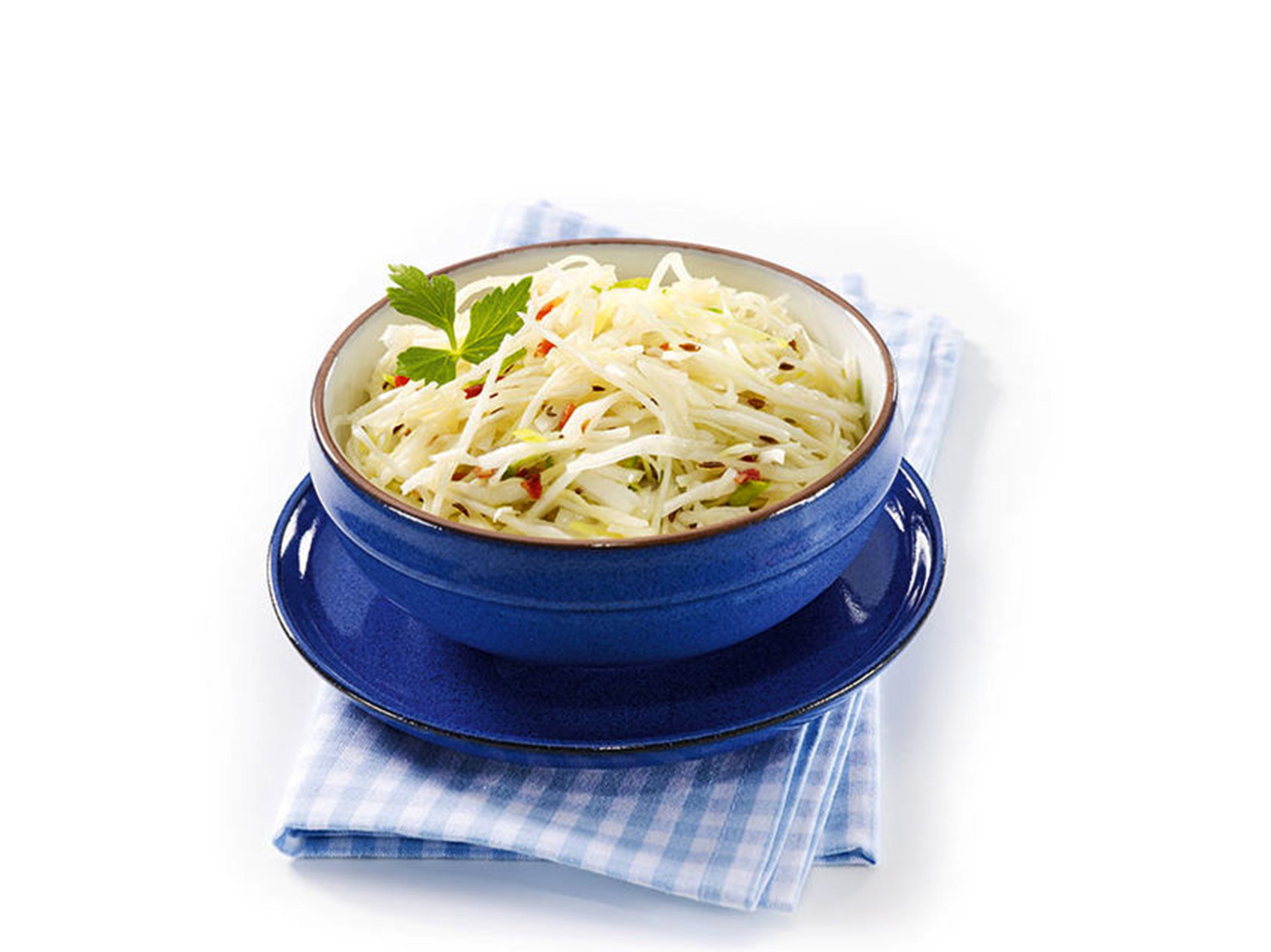 Bayerischer Krautsalat mit Speck jetzt online sichern Bayerischer Krautsalat mit Speck jetzt online sichern